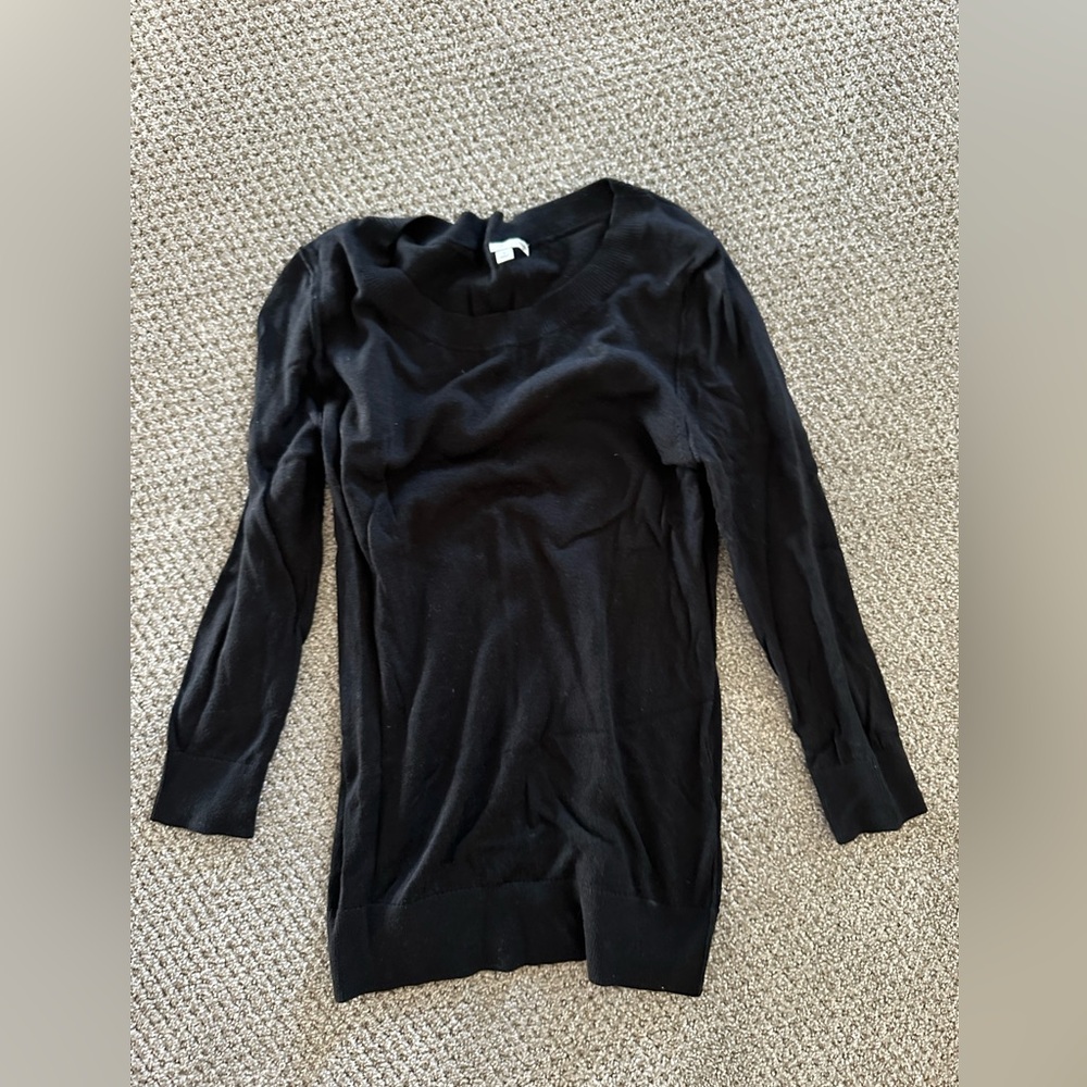 Black halogen sweater